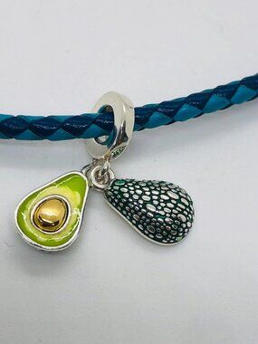 👍👍Pandora Avocado Dangle Charm Pendant